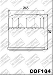 CHAMPION FILTER, OLIE OIL FILTER, COF104