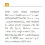 Bandenpomp draadloos op accu Chaft