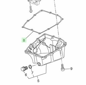 Yamaha Carterpan Pakking BU3-E3414-00