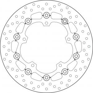 BREMBO REMSCHIJF BRAKE DISC, 78B40849