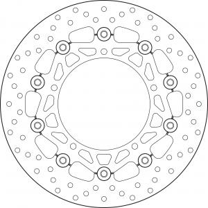 BREMBO REMSCHIJF BRAKE DISC, 78B40831