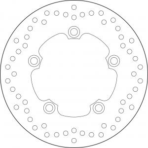 BREMBO REMSCHIJF BRAKE DISC, 68B40750