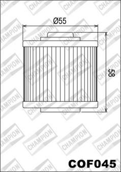 CHAMPION OLIEFILTER COF045