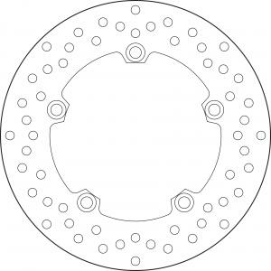 BREMBO REMSCHIJF BRAKE DISC, 68B407L0