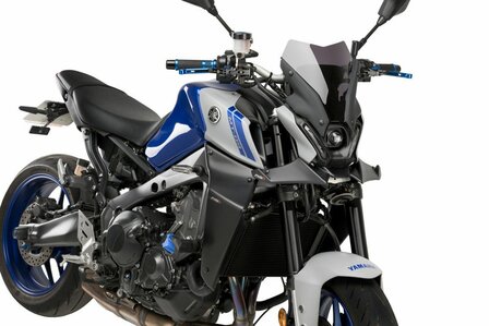 PUIG Naked Front Spoiler mat zwart voor Yamaha MT-09 &#039;21-23