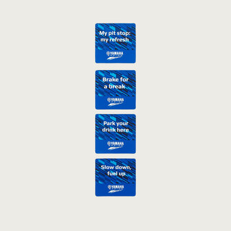 Yamaha Paddock Blue set onderzetters