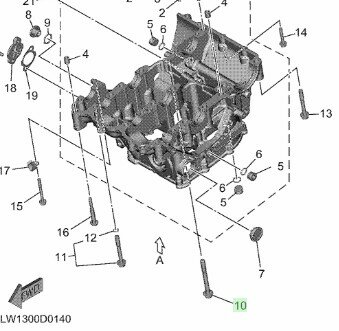 Yamaha Blokbout 90119-09018