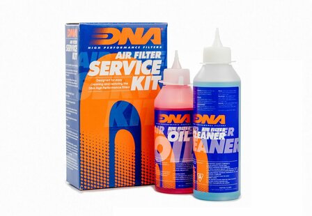 DNA luchtfilter service kit voor motoren 220ml olie &amp; 270ml cleaner