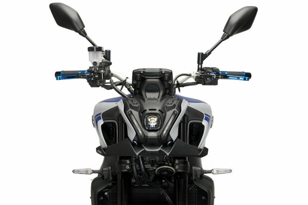 PUIG Naked Front Spoiler mat zwart voor Yamaha MT-09 '21-23