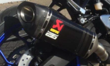 Akrapovic slip-on titanium uitlaatdemper voor YZF-R3/MT-03 (EU4)