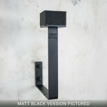 Gray steel X3 helmet & gear wall mount Gun Metal