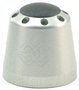 GILLES HANDLEBAR WEIGHTS, CONE , SILVER