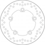 BREMBO REMSCHIJF BRAKE DISC, 68B40750